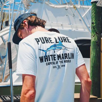 White Marlin Headline T-Shirt