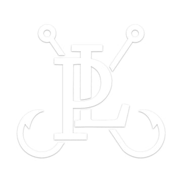 8" PL Interlock Hooks Die Cut Sticker